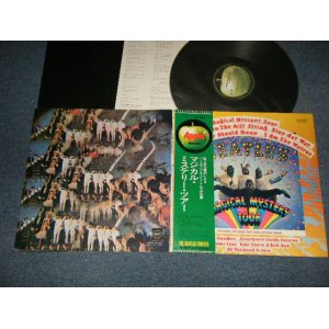 Photo: The BEATLES ビートルズ - MAGICAL MYSTERY TOUR マジカル・ミステリー・ツアー (Ex+++/MINT-) / 1973 Version JAPAN REISSUE "¥2,200Mark" "EMI Mark"  Used LP with OBI 