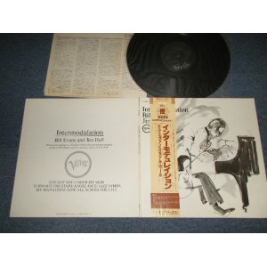 Photo: BILL EVANS and JIM HALL ビル・エヴァンス＆ ジム・ホール -  INTERMODULATION (MINT-/MINT-) / 1986 Version JAPAN REISSUE Used LP with OBI 