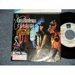 Photo: Luis Cardenas ルイス・カーディナス- A) Runaway 悲しき街角 B) Still Waiting (Ex++/Ex+++ STOFC) / 1987 JAPAN ORIGINAL Used 7"45 Single