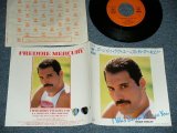 Photo: FREDDIE MERCURY フレディ・マーキュリー  - A) I WAS BONE TO LOVE YOU ボーン・トゥー・ラヴ・ユー   B) STOP ALL THE FIGHTING   (MINT-/MINT-) / 1985 JAPAN ORIGINAL Used 7" Single