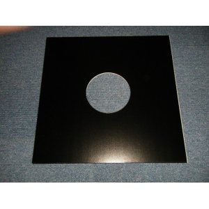 Photo: LP用　コート紙丸穴ジャケ  黒色 BLACK   LP/12"　 LP/12" HARD SLEEVE With CENTER HOLE　10 枚セット　 