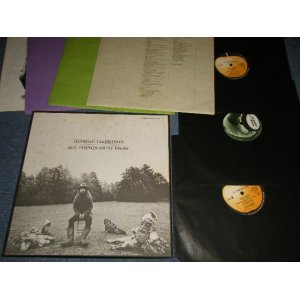 Photo: GEORGE HARRISON ジョージ・ハリスン  - ALL THINGS MUST PASS(Ex/MINT-) / 1974 Version JAPAN RE-PRESS Used 3-LP NO POSTER