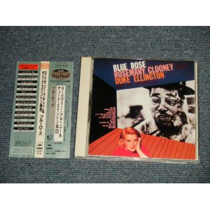 Photo: ROSEMARY CLOONEY and DUKE ELLINGTON  ローズマリー・クルーニー&デューク・エリントン - BLUE ROSE ブルー・ローズ  (MINT-/MINT) / 1986 JAPAN ORIGINAL Used CD With OBI