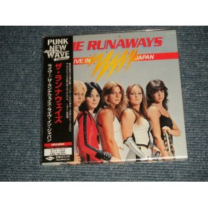 Photo: The RUNAWAYS ザ・ランナウェイズ - LIVE IN JAPAN ライヴ・イン・ジャパン  (SEALED) / 2006 JAPAN "MINI-LP PAPER SLEEVEE 紙ジャケット仕様" "BRAND NEW SELF-SEALED" CD with OBI