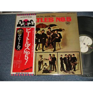 Photo: THE BEATLES ザ・ビートルズ - ビートルズ No.5!  THE BEATLES No.5! (¥2,300 Mark / MONO) (Ex++/MINT-) / 1976 Version JAPAN REISSUE Used LP with OBI