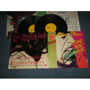 Photo: THE ROLLING STONES ローリング・ストーンズ - LOVE YOU LIVE ラブ・ユー・イヴ (MINT-/MINT-) / 1979 RELESE Version JAPAN REISSUE Used 2-LP With OBI