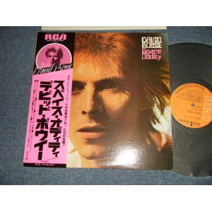 Photo: DAVID BOWIE デビッド・ボウイ - SPACE ODDITY スぺイス・オディティ (Ex+++/MINT) / 1976 Version JAPAN REISSUE Used LP with OBI