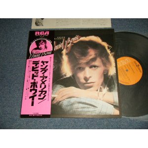 Photo: DAVID BOWIE デビッド・ボウイ - YOUNG AMERICAN ヤング・アメリカン (MINT-/MINT) / 1976 Version JAPAN REISSUE Used LP with OBI