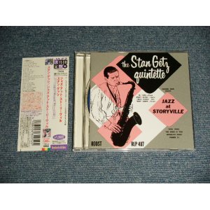 Photo: THE STAN GETZ QUINTET スタン・ゲッツ - JAZZ AT STORYVILLE ジャズ・アット・ストーリーヴィル  (MINT-/MINT) / 2006 JAPAN Used CD With OBI