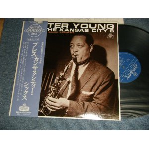 Photo: LESTER YOUNG レスター・ヤング Lester Young With The Kansas City 6 Six - PRES プレス (Ex++/Ex+++ Looks:Ex++)  / 1973 JAPAN REISSUE Used LP  With OBI 