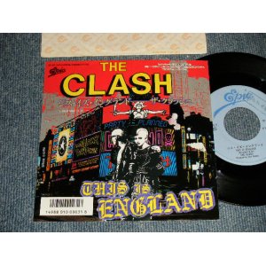 Photo: The CLASH  ザ・クラッシュ - A)THIS IS ENGLAND   B)DO IT NOE (MINT-/MINT-) / 1985 JAPAN ORIGINAL "PROMO STAMP" Used 7" Single 