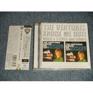 Photo: THE VENTURES - KNOCK ME OUT ( MONO & STEREO 2 in 1 + Bonus ) (MINT-/MINT)   / 2000 JAPAN Used CD with OBI