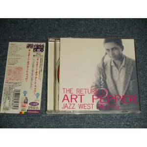 Photo: ART PEPPER アート・ペッパー - THE RETURN OF ART PEPPER ザ・リターン・オブ・アート・ペッパー (MINT-/MINT) / 2006 JAPAN Used CD With OBI