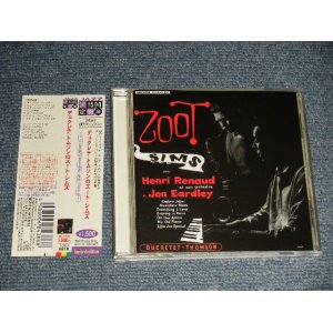 Photo: ZOOT SIMS ズート・シムス   - at JON EARDLEY jouent avec HENRI REMAUD デュクレテ・トムソンのズート・シムズ   (MINT-/MINT) / 2006 JAPAN Used CD With OBI