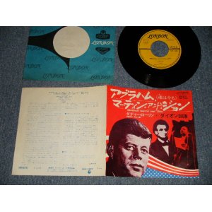 Photo: DION ダイオン - A) ABRAHAM, MARTIN AND JOHN アブラハム・マーティン・アンド・ジョン  B)DADDY ROLLIN' (Ex/Ex+) / 1968 JAPAN ORIGINAL Used 7"Single 