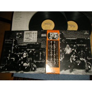 Photo: ALLMAN BROTHERS BAND オールマン・ブラザーズ・バンド - AT FILLMORE EAST フィルモア・イースト・ライブ (Ex+++/MINT-) /1975 Version JAPAN REISSUE Used LP  With OBI  with BACK ORDER SHEET