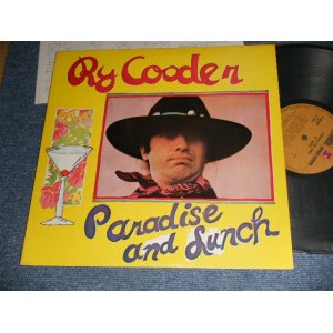 Photo: RY COODER ライ・クーダー - PARADISE AND LUNCH (MINT-/MINT-) / 1974 JAPAN ORIGINAL Used LP