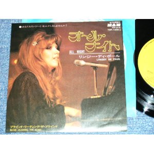 Photo: LYNSEY DE PAUL - ALL NIGHT  / 1973 JAPAN ORIGINAL Used 7"SINGLE 