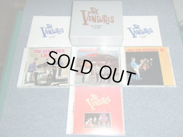 Photo1: THE VENTURES - THE VENTURES LIVE   BOX / 1992 JAPAN ORIGINAL USED 4 CD BOXSET  With OBI 