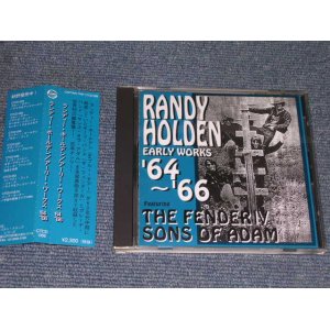 Photo: RANDY HOLDEN ( Ex : BLUE CHEER ) - EARLY WORKS '64-'66  fet. FENDER IV SONS OF ADAM / 1997 JAPAN Only ORIGINAL Used CD With OBI  