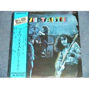 Photo: TASTE ( RORY GALLAGHER ) - LIVE TASTE  / 1973 JAPAN ORIGINAL Used LP With OBI With BACK ORDER SHEET on OBI'S BACK 