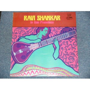 Photo: RAVI SHANKAR - IN SAN FRANCISCO / 1960s JAPAN PROMO TEST PRESS RED VINYL LP 