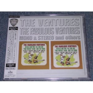 Photo: THE VENTURES - THE FABULOUS VENTURES  ( MONO & STEREO 2 in 1 + Bonus )  / 2000 JAPAN Sealed CD 