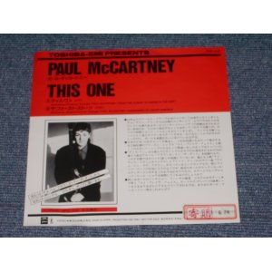 Photo: PAUL McCARTNEY ( of THE BEATLES ) - THIS ONE   / 1989 JAPAN Promo Only 7" Single 