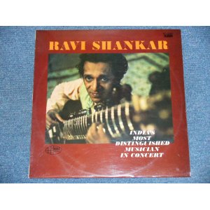 Photo: RAVI SHANKAR - INDIA'S MOST DISTINGUISHED MUSICIAN IN CONCERT  / 1960s JAPAN PROMO TEST PRESS RED VINYL LP 