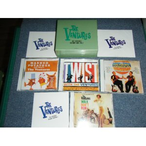 Photo: THE VENTURES - THE VENTURES HISTORY BOX VOL.1  / 1992 JAPAN ORIGINAL Used 4 CD BOXSET  With OBI