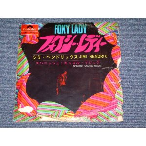 Photo: JIMI HENDRIX - FOXY LADY / 1968 JAPAN ORIGINAL White Label Promo 7"45 With PICTURE SLEEVE 