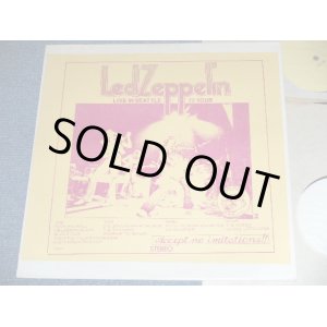 Photo: LED ZEPPELIN - LIVE IN SEATLE 73 TOUR / BOOT  COLLECTORS 2 LP  