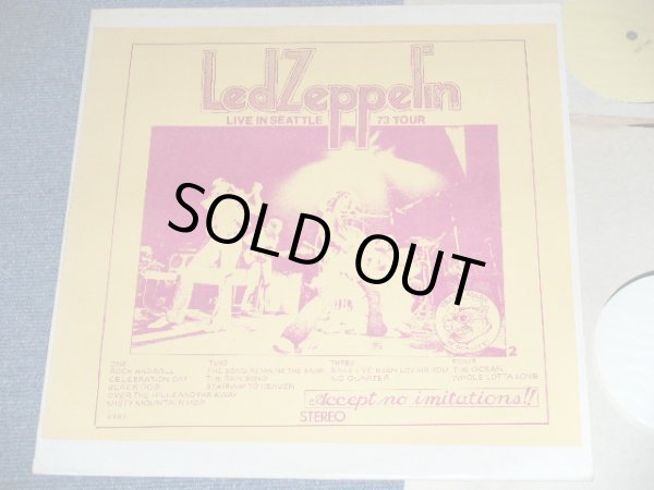 Photo1: LED ZEPPELIN - LIVE IN SEATLE 73 TOUR / BOOT  COLLECTORS 2 LP  