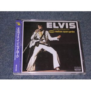 Photo: ELVIS PRESLEY - AS RECORDED AT MADISON SQUARE GARDEN  / 1985 JAPAN Original MINT CD With OBI