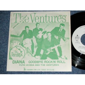 Photo: THE VENTURES YUYA UCHIDA  - DIANA / 1975 JAPAN ORIGINAL PROMO Only Used 7"Single 