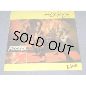 Photo: ACCEPT - LIVE METAL HEART ATTACK STUTTGART 8.3.85  / 1985  ORIGINAL  COLLECTORS  2 LP