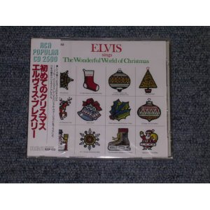 Photo: ELVIS PRESLEY - THE WONDERFUL WORLD OF CHRISTMAS / 1989(?) JAPAN Original Brand New Sealed CD  found DEAD STOCK!!!