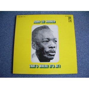 Photo: JOHN LEE HOOKER - THAT'S WHERE IT'S AT!  / 1970 JAPAN ORIGINAL LP