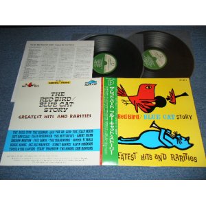 Photo: VARIOUS / OMNIBUS - THE RED BIRD/BLUE CAT STORY / 1987 JAPAN  ORIGINAL  Used 2LP  With OBI 