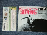 Photo: THE VENTURES - SURFING / 2004 FRANCE  ORIGINAL CD With 2004 JAPAN  ORIGINAL OBI & LINNER Used CD 