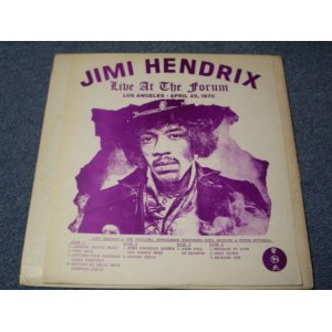 Photo: JIMI HENDRIX - LIVE AT THE FORUM  / ORIGINAL BOOT COLLECTABLES LP ) 