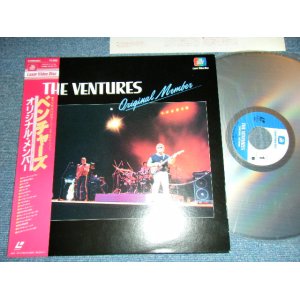 Photo: THE VENTURES - ORIGINAL MEMBER ( LIVE IN JAPAN 1984) / 1984 JAPAN original  'NTSC' SYSTEM used LASER DISC With OBI 