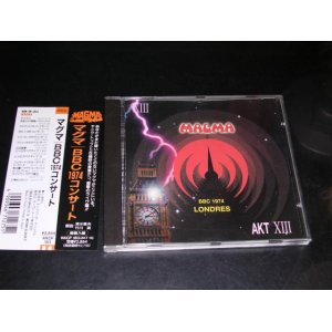 Photo: MAGMA - BBC1974 LONDRES AKT XIII  / 1999 used CD With OBI ( GERMAN PRESS+ JAPAN OBI&LINNER )