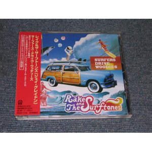 Photo: RAKE & THE SURFTONES ( JAY GRAYDON )  - SURFERS DRIVE WOODIES   / 1996 JAPAN Original Used CD With OBI  