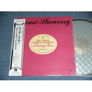 Photo: MEL TORME & GEROGE SHEARING メル・トーメ＆ ジョージ・シアリング - A VINTAGE YEARS / 1988 US PRESS+JAPAN ORIGINAL OBI-LINNER  Used LP 