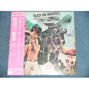 Photo: BLACK OAK ARKANSAS - STREET PARTY / 1974 JAPAN ORIGINAL Used  LP With OBI With BACK ORDER SHEET on OBI'S BACK 