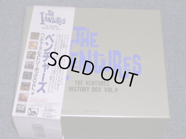 Photo1: THE VENTURES - THE VENTURES HISTORY BOX VOL.4  / 1992 JAPAN ORIGINAL "PROMO" USED 4 CD BOX SET  With OBI 