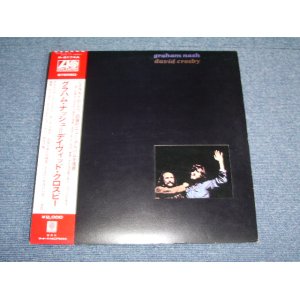 Photo: GRAHAM NASH  DAVID CROSBY  - GRAHAM NASH  DAVID CROSBY   / 1972 JAPAN ORIGINAL  LP With OBI WitH BACK ORDER SHEET 