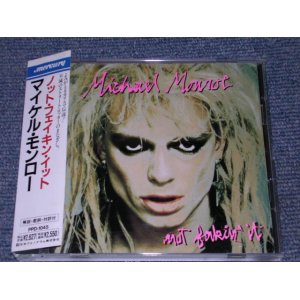 Photo: MICHAEL MONROE  ( of  HANOI ROCKS ) -  NOT FAKIN' IT / 1988 JAPAN Original CD WSith OBI