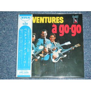 Photo: THE VENTURES - THE VENTURES A-GO-GO ( 2 in 1 MONO & STEREO / MINI-LP PAPER SLEEVE CD )  / 2004 JAPAN ONLY PROMO Used CD 